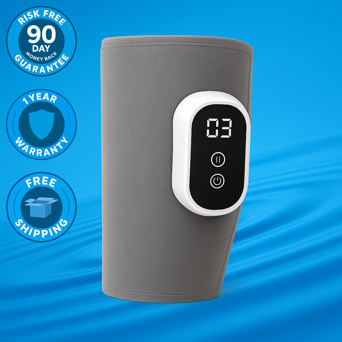 Relieve Swollen, Heavy Legs and Finally Enjoy Time With Loved Ones Again with the TruWave™ 3-in-1 Leg Massager